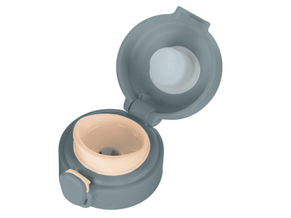 Вакуумная термокружка c кнопкой «Guard», soft-touch, 400 мл, Цвет антрацит