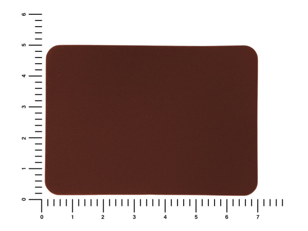 Патч «Прямоугольный», nubuk, Цвет коричневый