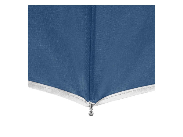 Зонт складной «Guard» автомат со светоотражающим кантом, Цвет синий нэйви