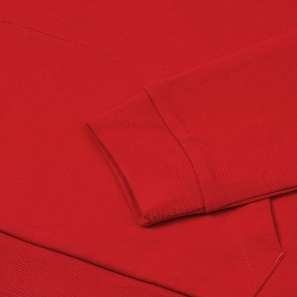 Толстовка на молнии с капюшоном Unit Siverga Heavy, красная, XS–4XL