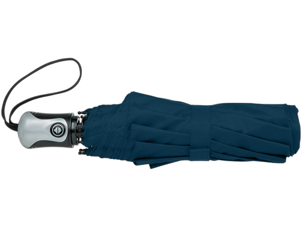 Зонт складной «Alex», Цвет темно-синий/серебристый