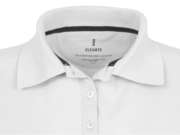 Рубашка поло "Calgary" женская, Размер 2XL, Цвет белый