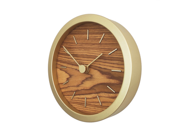 Часы настенные Bronco «Gracie» XS, Цвет золотистый, дерево