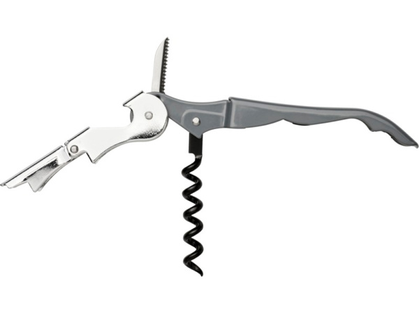 Штопор «Ben», Цвет серый, серебристый