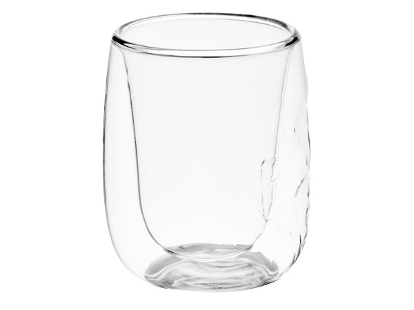 Кружка с двойными стенками и эффектом помятости «Mauna», Цвет прозрачный