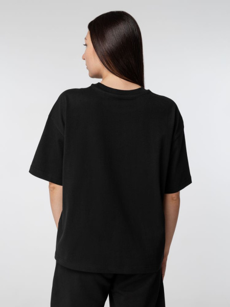 Футболка оверсайз женская Boxy Women, черная, XS–XL