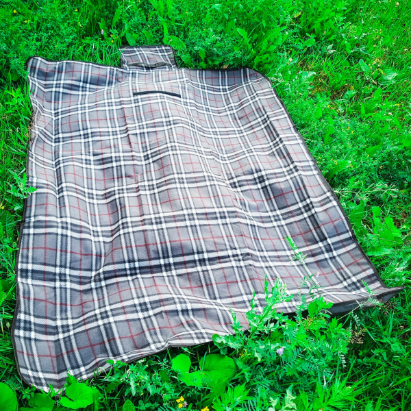 Плед (коврик) складной для пикника с непромокаемой подкладкой, 110х150 см