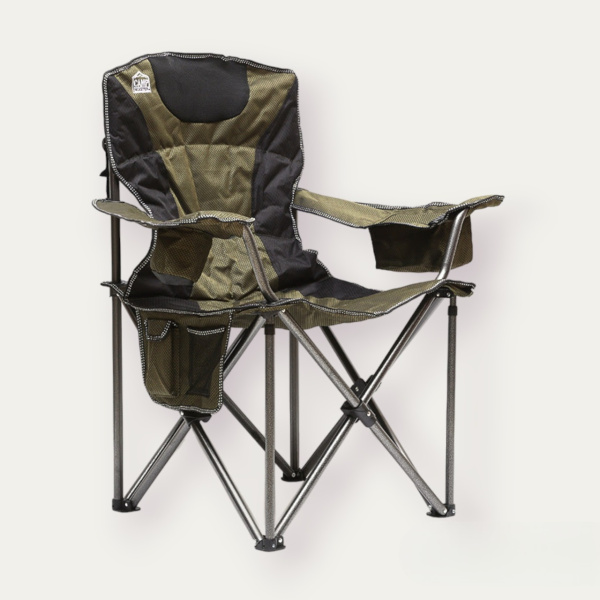 Портативное складное туристическое кресло, зеленый / Кемпинговое кресло