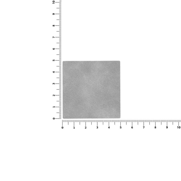 Лейбл Listra Nubuck Touch, L, серый, 5х5 см