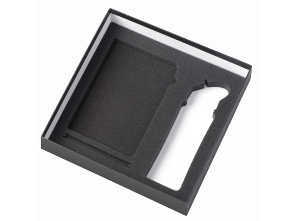 Подарочный набор "Color it" с блокнотом, металлической ручкой и бутылкой, Размер твердая обложка, Цвет красный