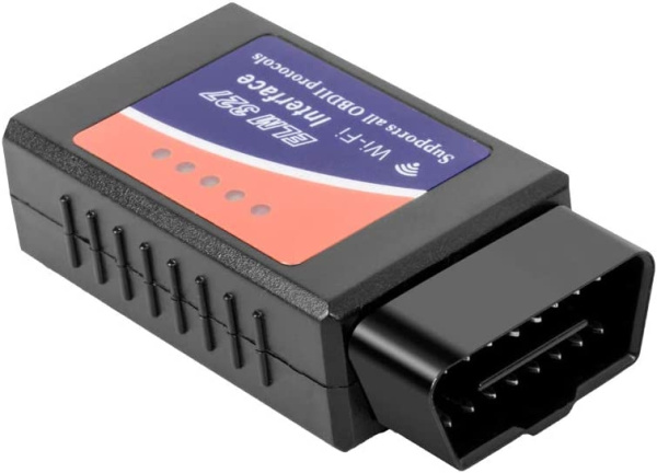 Автомобильный диагностический адаптер ELM-327 WI-FI ODB-II (версия 2.1. с диском) / Автосканер