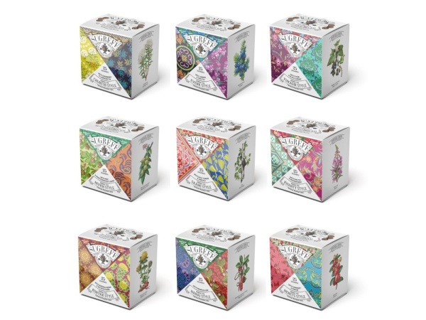 Подарочный набор c чаем «Сокровища Севера» в деревянной шкатулке, Размер С лого, Цвет натуральный