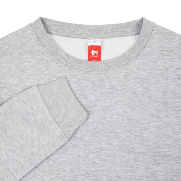 Свитшот унисекс Delta, серый меланж, S–XXL