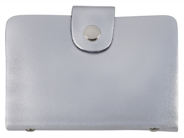 Визитница «Кэри», Цвет серебристый