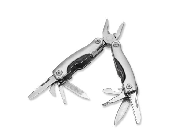 Мультиинструмент-пассатижи «Путешественник», Цвет серебристый/черный