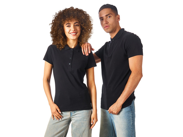 Рубашка поло "First 2.0" мужская, Размер XL, Цвет черный