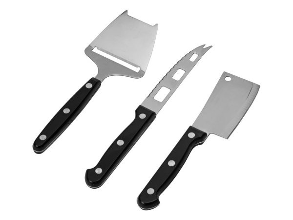 Набор для подачи сыра «Fabrizio», Цвет черный, серебристый, натуральный