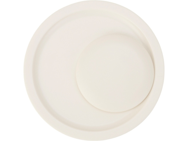 Стальная кружка с двойными стенками и магнитным клапаном «Swipe», Цвет белый