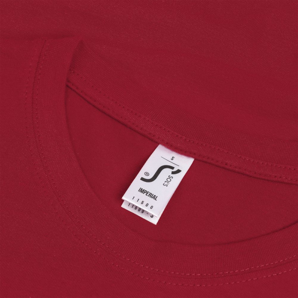 Футболка Imperial 190, вишнево-красная, S–XXL
