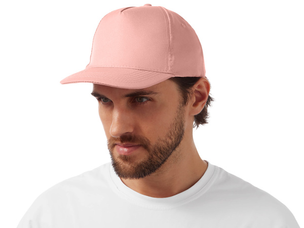 Бейсболка «Poly», Размер 56, Цвет лососевый