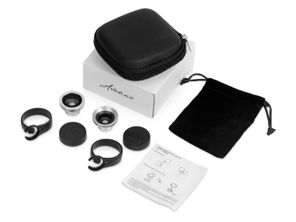 Набор линз для смартфона «Prisma», Цвет черный