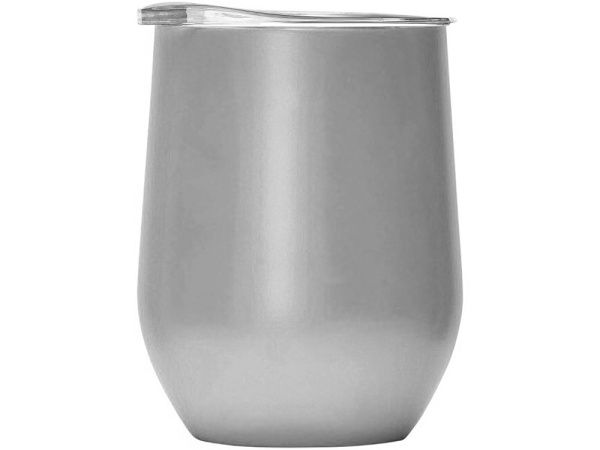 Вакуумная термокружка «Sense», непротекаемая крышка, крафтовая упаковка, Цвет серый