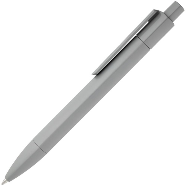 Ручка шариковая Prodir DS4 PMM-P, серая, 14x1,3 см