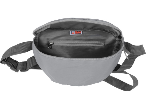 Светоотражающая сумка на пояс «Reflector», Цвет серый светоотражающий