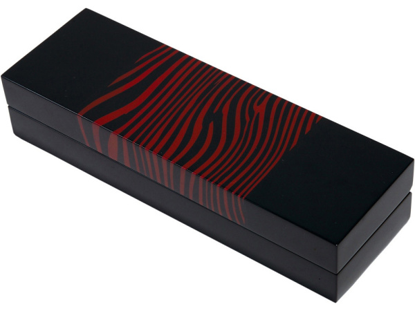 Ручка-роллер, Цвет красный/черный/серебристый