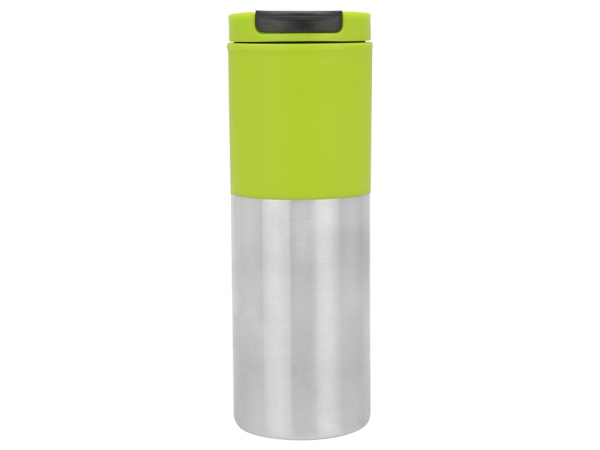 Термокружка «Vertex», Цвет зеленое яблоко/серебристый