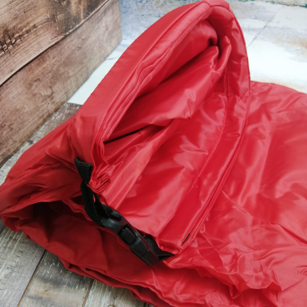 Надувной диван Ламзак 190Т, 180 х 70 х 45 см, цвет красный