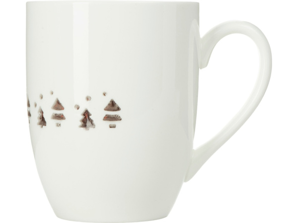 Кружка с прозрачной глазурью «Twinkling Trees», Цвет белый