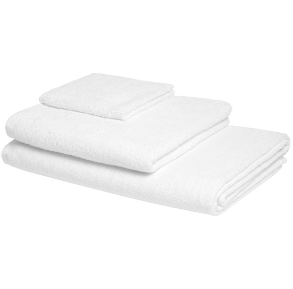 Полотенце отельное For Rooms, большое, белое, 70х140 см