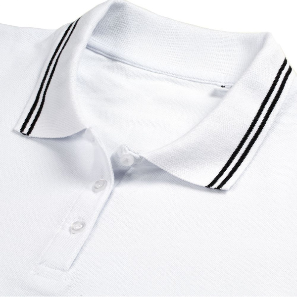 Рубашка поло женская Virma Stripes Lady, белая, S–XXL