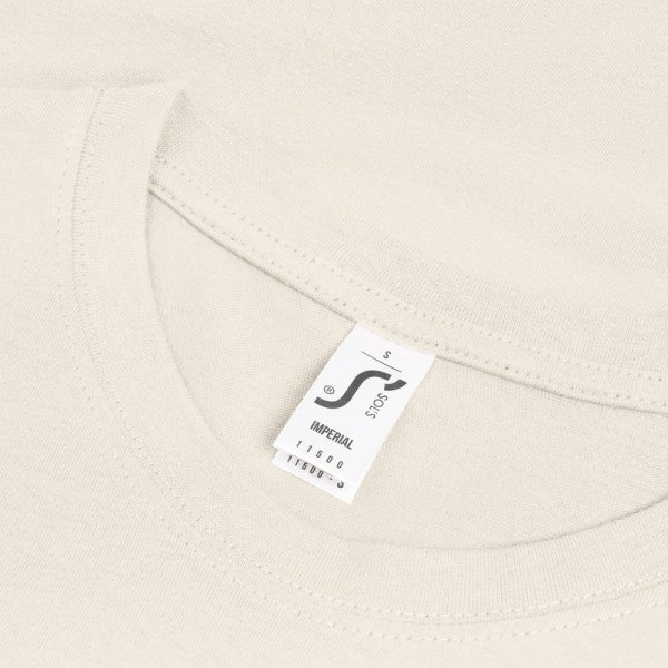 Футболка Imperial 190, молочно-белая, XS–3XL