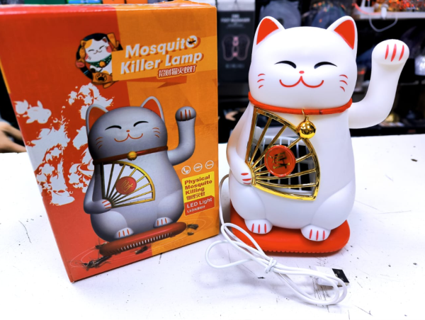 Лампа от комаров Кот, зарядка USB