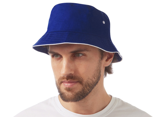 Панама «Hanoi», унисекс, Цвет классический синий, белый