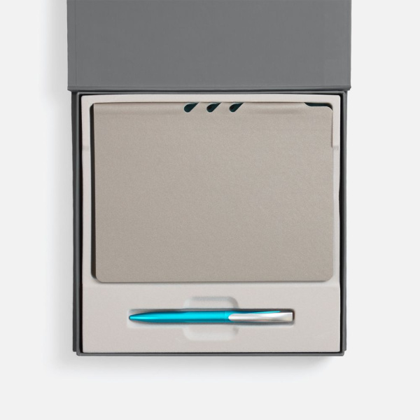 Набор Flexpen Grey, бирюзовый, 24х23,5х3,5 см