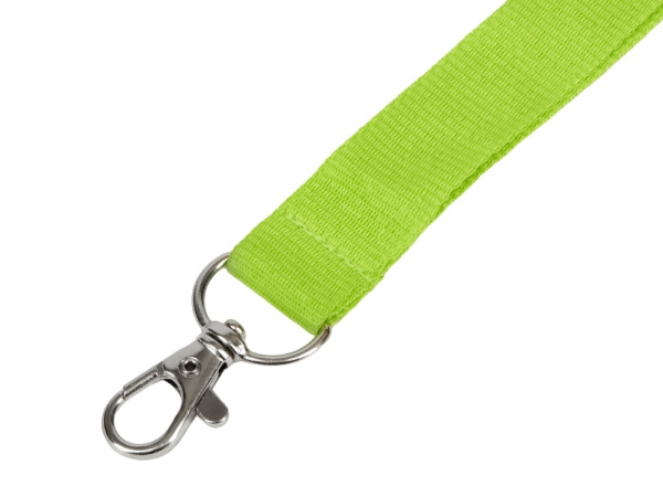 Ланъярд из RPET с карабином, Цвет зеленое яблоко