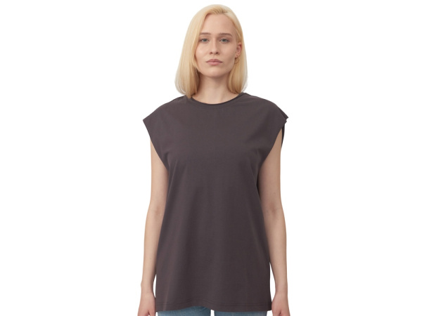 Майка оверсайз «Berlin», унисекс, Размер XL-2XL, Цвет темно-серый