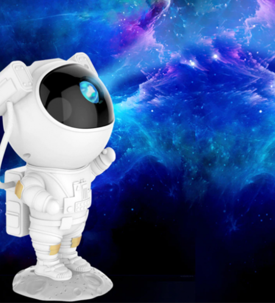 Ночник проектор игрушка Астронавт Astronaut Starry Sky Projector с пультом ДУ