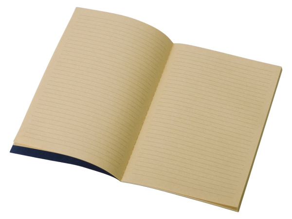 Блокнот A5 «Monet» из моющегося крафта, Цвет темно-синий