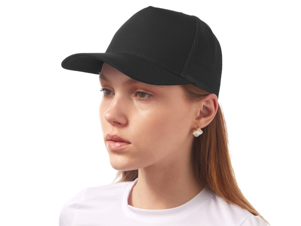 Бейсболка «Kansas», Цвет черный