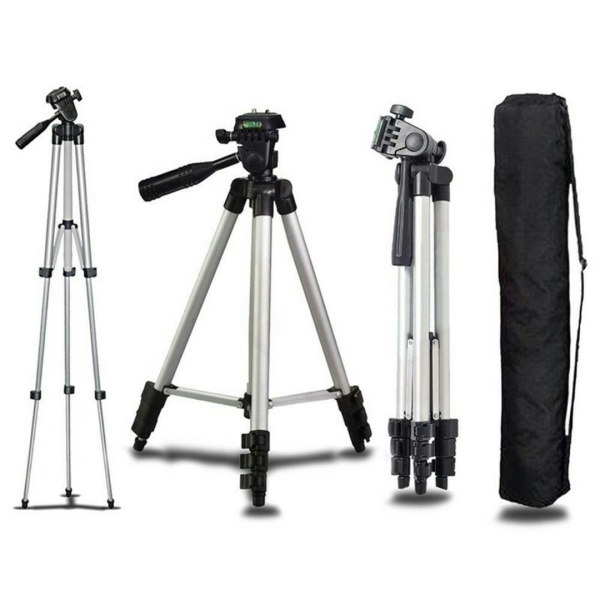 (Оригинал!) Штатив для камеры и телефона Tripod 3110 (35-102 см) с непромокаемым чехлом.