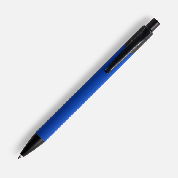 Ручка шариковая Undertone Black Soft Touch, ярко-синяя, 14,5х1 см