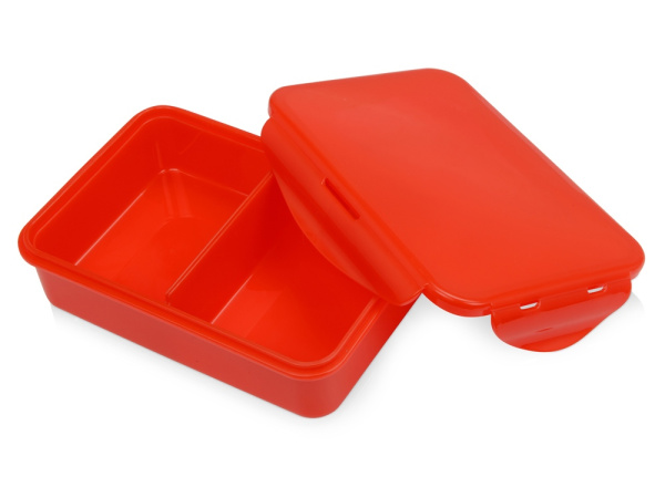 Герметичный ланч-бокс «Foody» с двумя секциями, Цвет красный