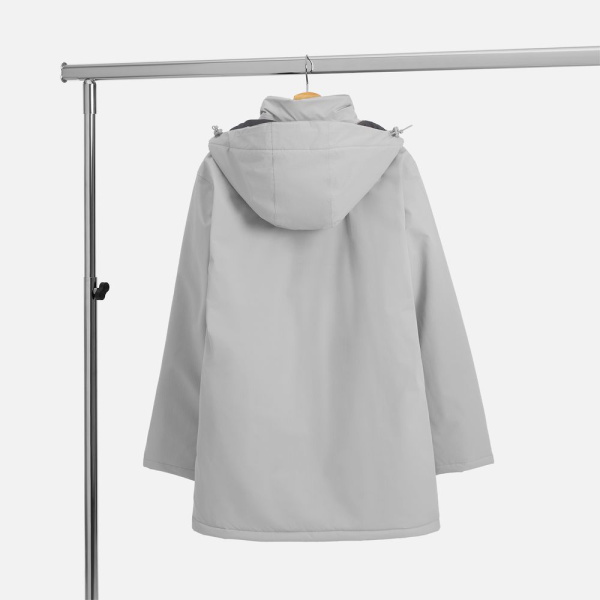 Куртка-парка унисекс Sfera, светло-серая, S–4XL