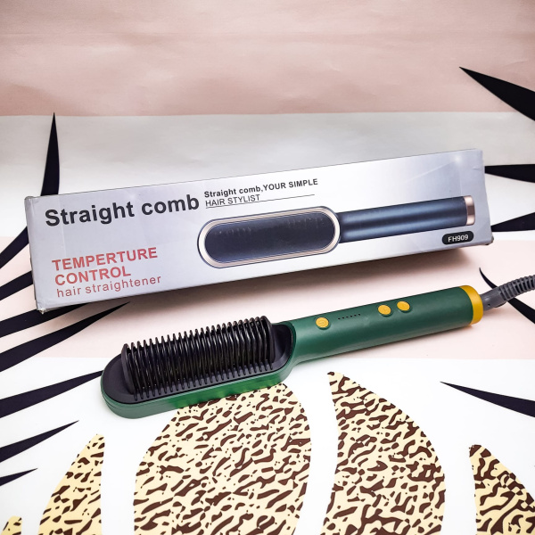 Электрическая расческа Выпрямитель Straight comb FH909 (выпрямление волос)