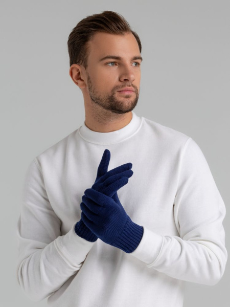 Перчатки Real Talk, темно-синие, S–XL