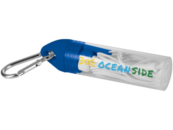 Наушники «Earbuds», Цвет ярко-синий/белый/серебристый